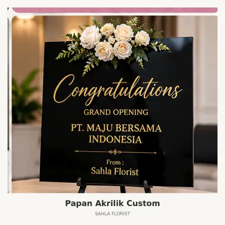 Papan Bunga Akrilik Rs Medistra